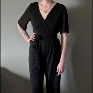 Cute Sparkle Black Jumpsuit Women's Size M